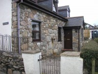 Re-pointed Stone Wall
